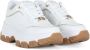 Guess Chunky Eco-Leer Logo Sneakers White Dames - Thumbnail 4