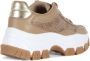 Guess Chunky Ecoleather Logo Print Sneakers Brown Dames - Thumbnail 6