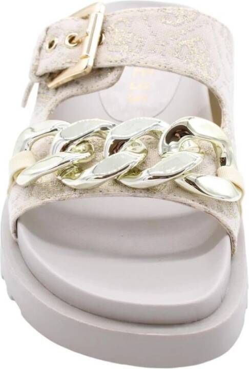 Guess Comfort Slipper Popelier Beige Dames