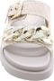 Guess Gouden Platte Sandalen voor Vrouwen Yellow Dames - Thumbnail 11