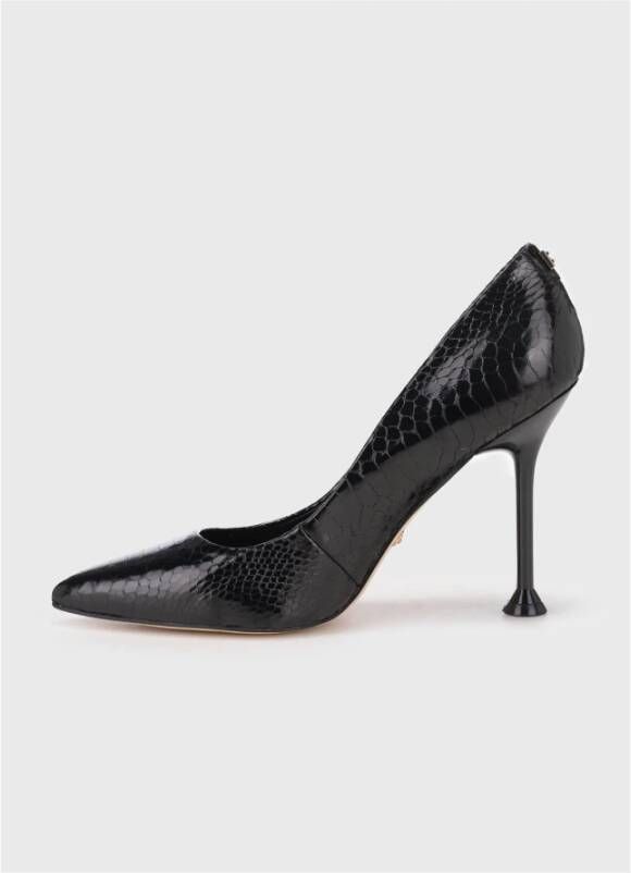 Guess Croco Patroon Hoge Hak Schoenen Black Dames