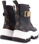 Guess Buckle bikerz high-top running shoes Bruin Dames - Thumbnail 7