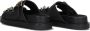 Guess Zwarte Slip-On Sandalen met Rubberen Zool Black Dames - Thumbnail 13