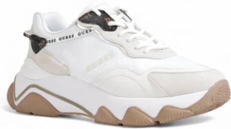 Guess Damesmode Sneakers Herfst Winter Collectie White Dames