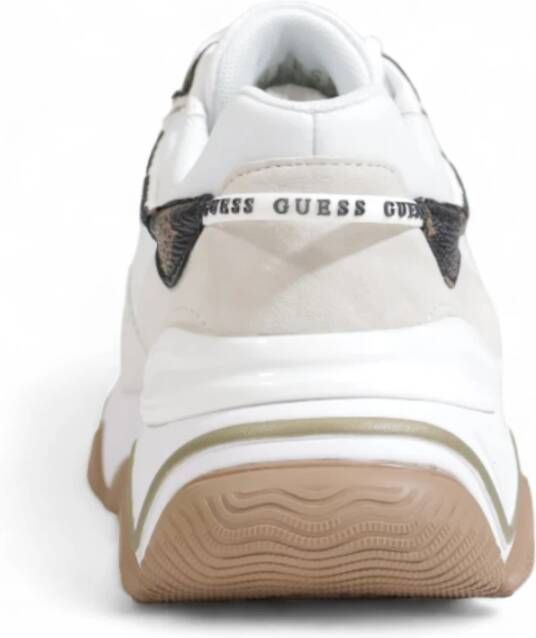 Guess Damesmode Sneakers Herfst Winter Collectie White Dames