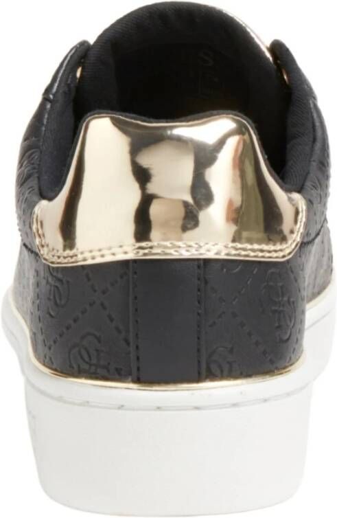 Guess Dames actieve lederen sneakers Zwart Dames