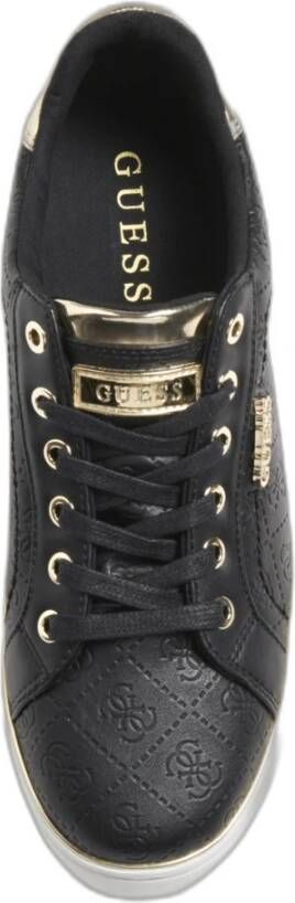 Guess Dames actieve lederen sneakers Zwart Dames