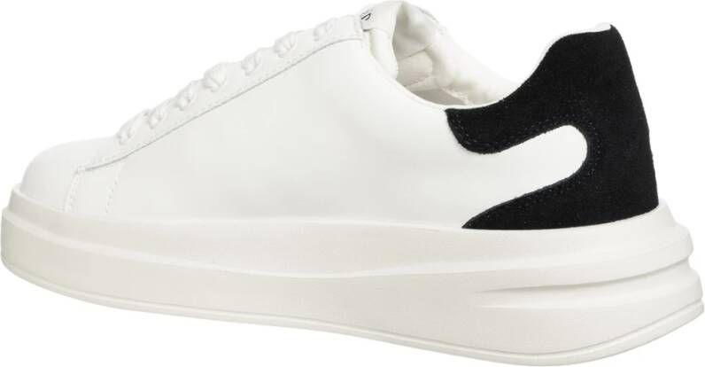 Guess Eenvoudige Vetersneakers White Dames