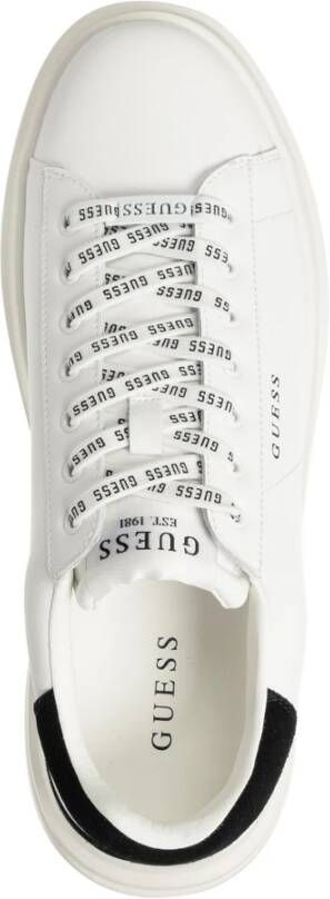 Guess Effen Veterschoenen White Heren