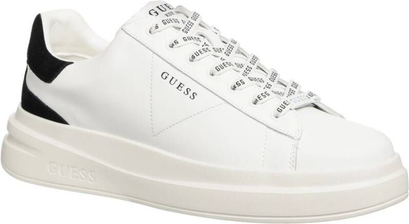 Guess Effen Veterschoenen White Heren