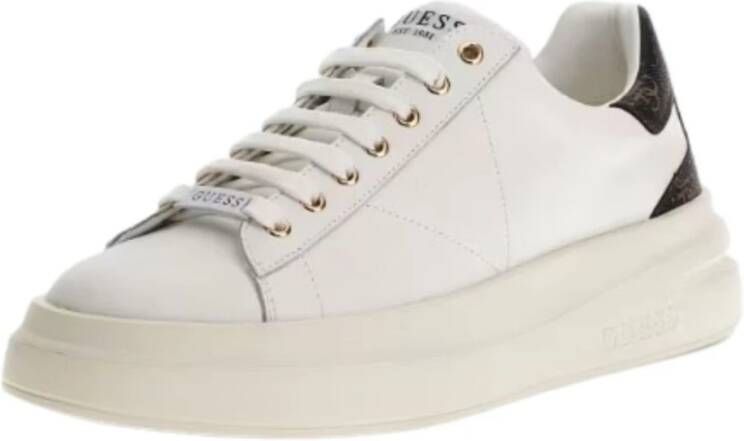 Guess Elba 4G Logo Heren Sneakers White Heren