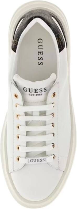 Guess Elba 4G Logo Heren Sneakers White Heren