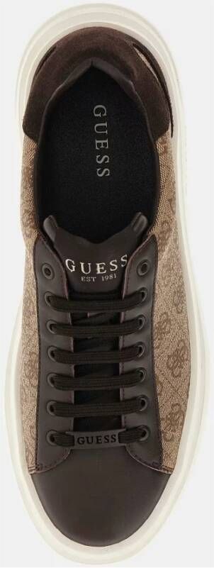 Guess Elba 4G Logo Sneakers Brown Heren