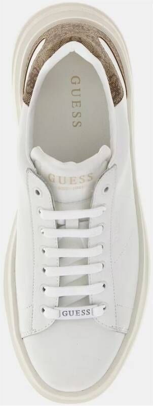 Guess Elba Logo Sneakers Beige Heren