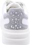 Guess Leren sneakers met strass Elbina White Heren - Thumbnail 7