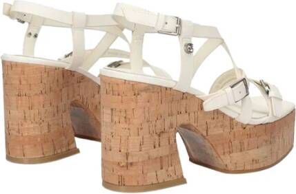 Guess Elegante Ivoor Sandalen White Dames