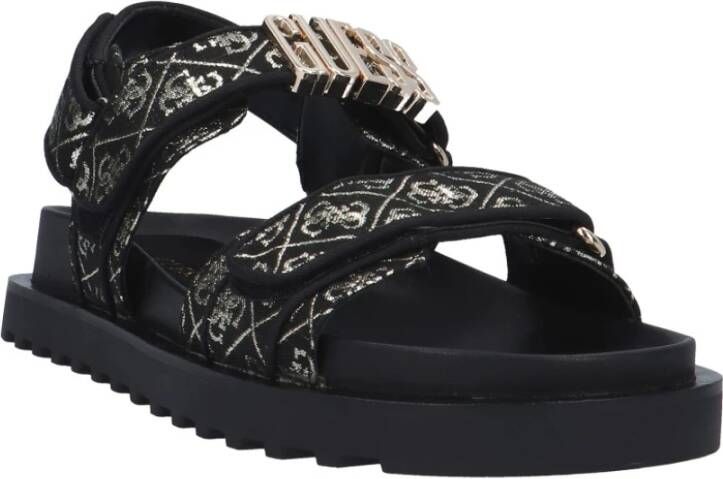 Guess Flat Sandals Zwart Dames