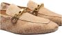 Guess Gedrukt Logo Mocassin Marta Beige Dames - Thumbnail 5