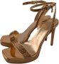 Guess Gouden katoenen sandalen met gespsluiting Yellow Dames - Thumbnail 4