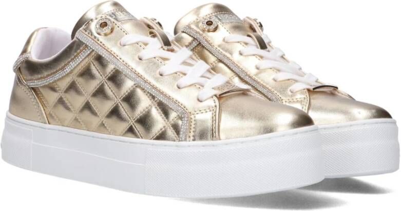 Guess Gouden sprankelende sneakers voor vrouwen Yellow Dames