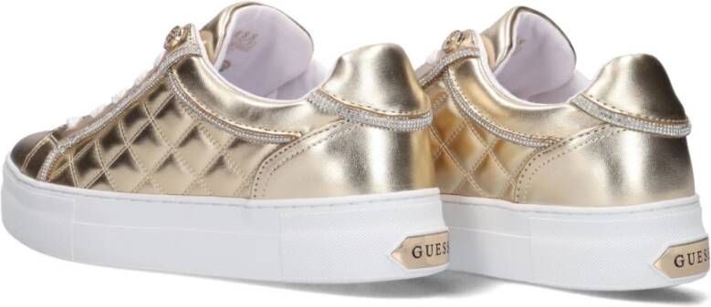 Guess Gouden sprankelende sneakers voor vrouwen Yellow Dames