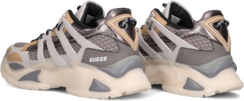 Guess Grijze Lage Sneakers Belluna Stijl Gray Dames