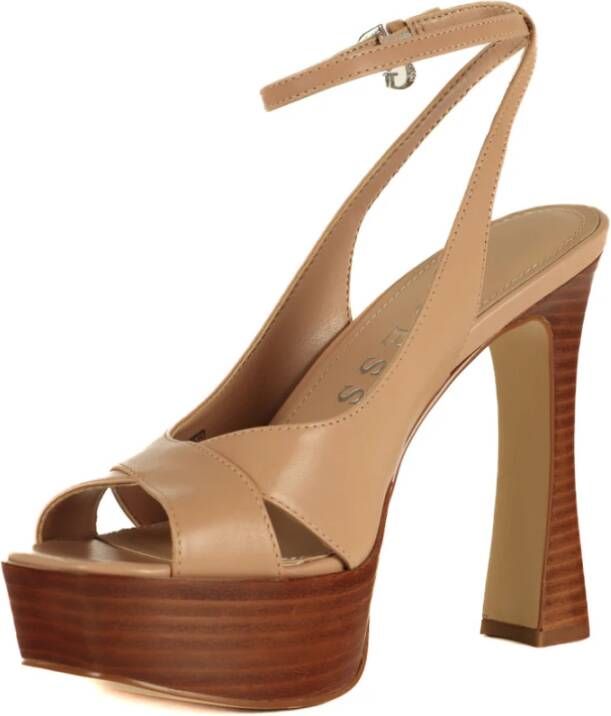 Guess High Heel Sandals Beige Dames