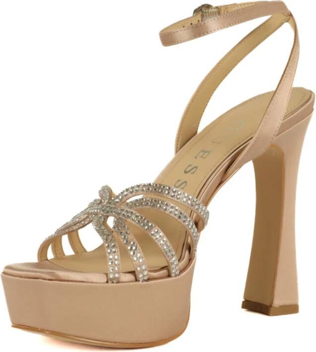 Guess High Heel Sandals Beige Dames