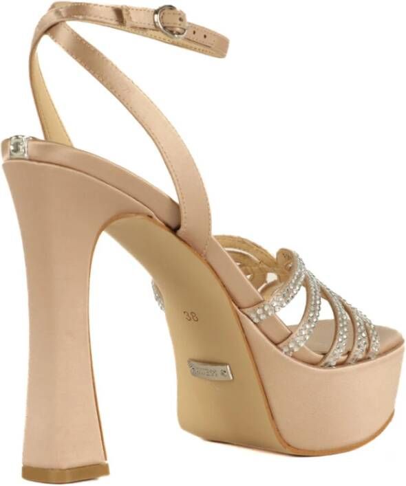 Guess High Heel Sandals Beige Dames