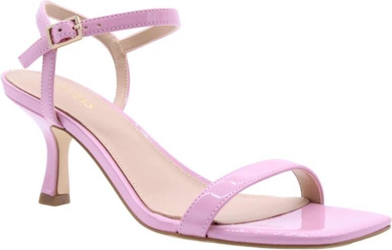 Guess Glamour Hoge Hak Sandalen Roze Dames