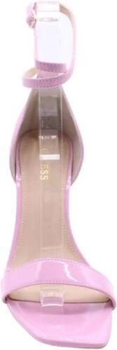 Guess Stijlvolle Etienne Hoge Hak Sandalen Roze Dames