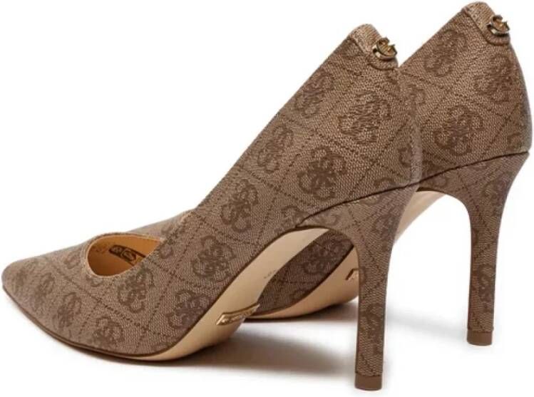 Guess Hoge hak Dabbey Monogram Schoenen Brown Dames