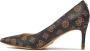 Guess Hoge hak Monogram PU leren schoenen Brown Dames - Thumbnail 5