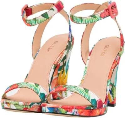 Guess Hoge hak sandalen Multicolor Dames