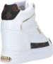 Guess Basketbal Wedge Sneaker met Kleurrijke Logodetails White Dames - Thumbnail 9