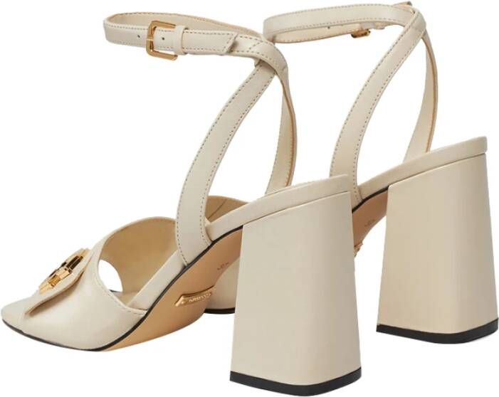 Guess Ivoor Hak Sandalen Elegant Verfijnd Beige Dames