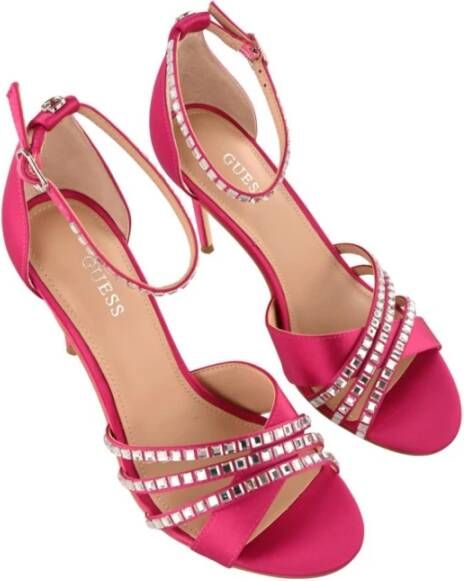 Guess Juwelen Sandalen met Strass Pink Dames