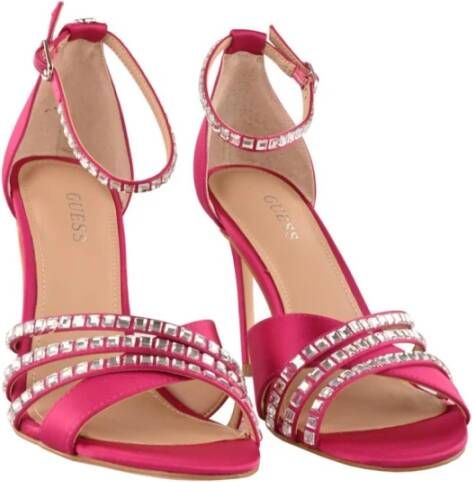 Guess Juwelen Sandalen met Strass Pink Dames