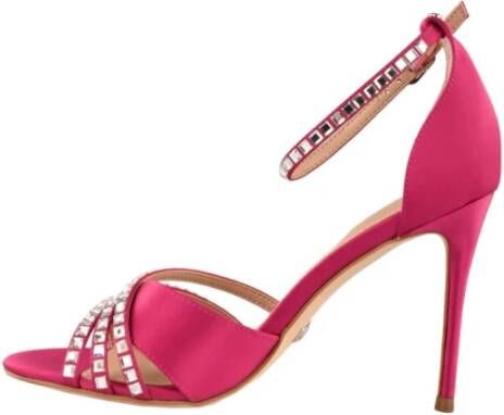 Guess Juwelen Sandalen met Strass Pink Dames