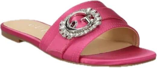 Guess Katoenen sandalen Pink Dames