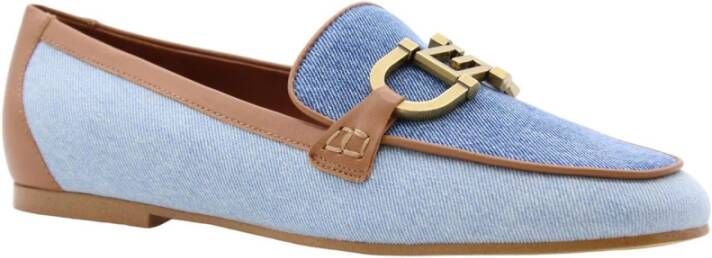 Guess Klassieke Izza Mocassin Schoenen Blue Dames