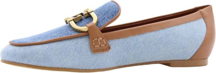 Guess Klassieke Izza Mocassin Schoenen Blue Dames