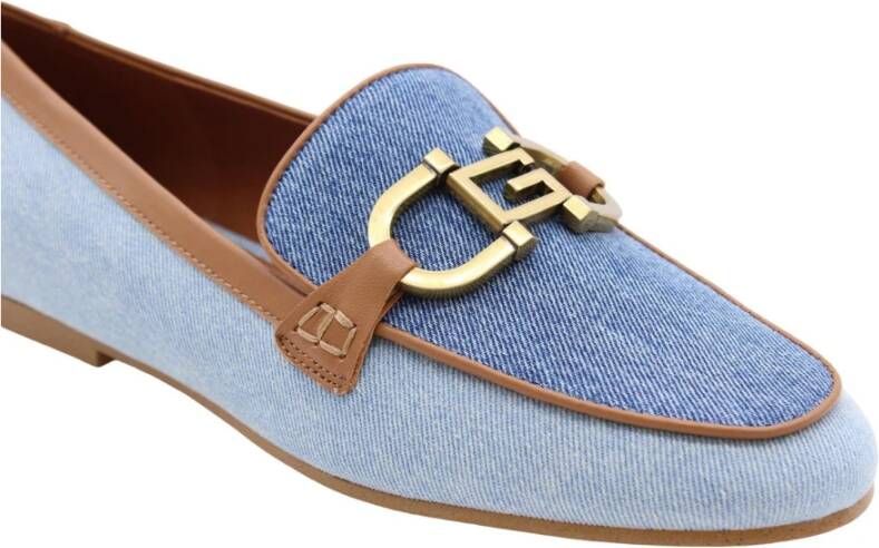 Guess Klassieke Izza Mocassin Schoenen Blue Dames