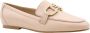 Guess Klassieke Leren Mocassin Schoenen Beige Dames - Thumbnail 7