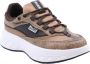 GUESS Dames Sneakers Kyrki Beige brown Bruin - Thumbnail 3