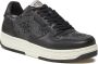 Guess Lage Ancona Sneakers Grijze Logo Black Heren - Thumbnail 2