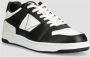 Guess Lage leren sneakers Zwart Black Heren - Thumbnail 3