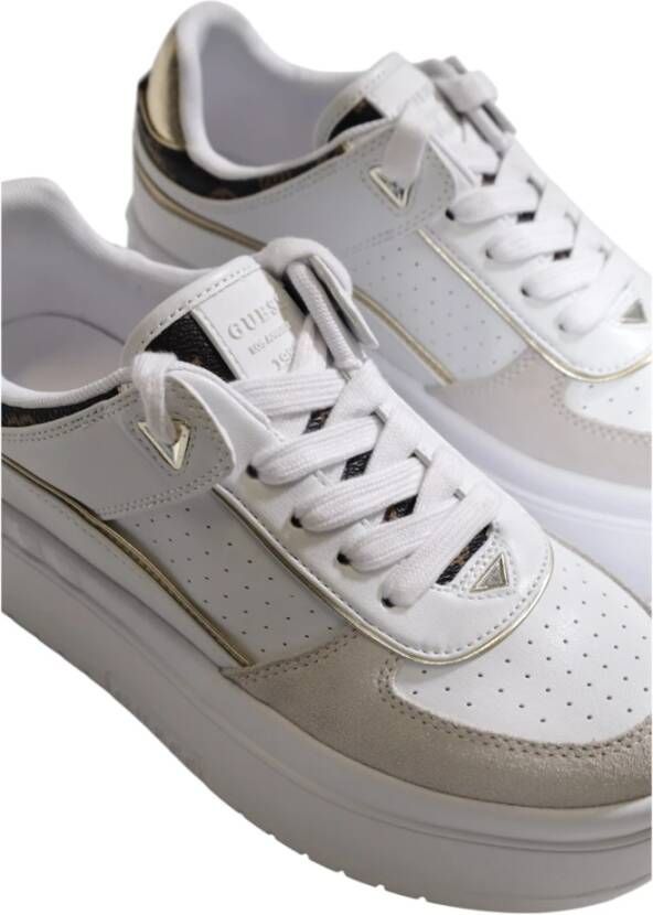 Guess Lage Schoenen Lente Zomer Collectie Vrouwen White Dames