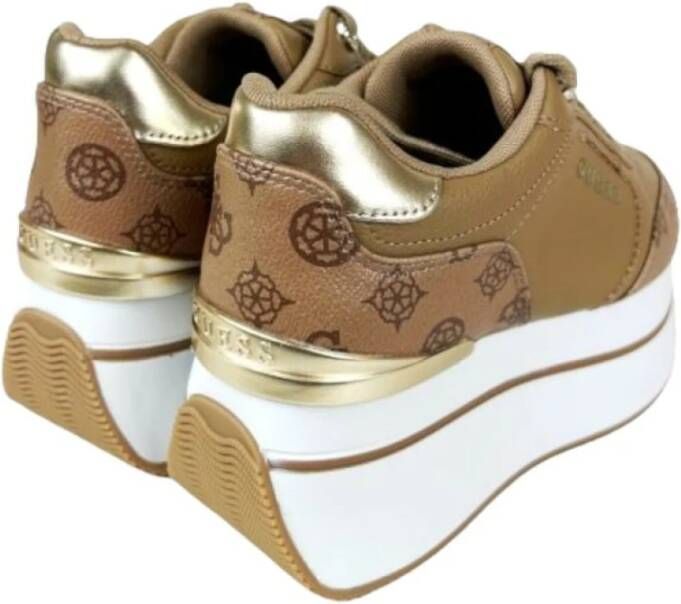 Guess Lage Sneakers Brown Dames