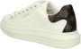 Guess Dames Vibo Leren Sneakers Wit Goud White Dames - Thumbnail 10